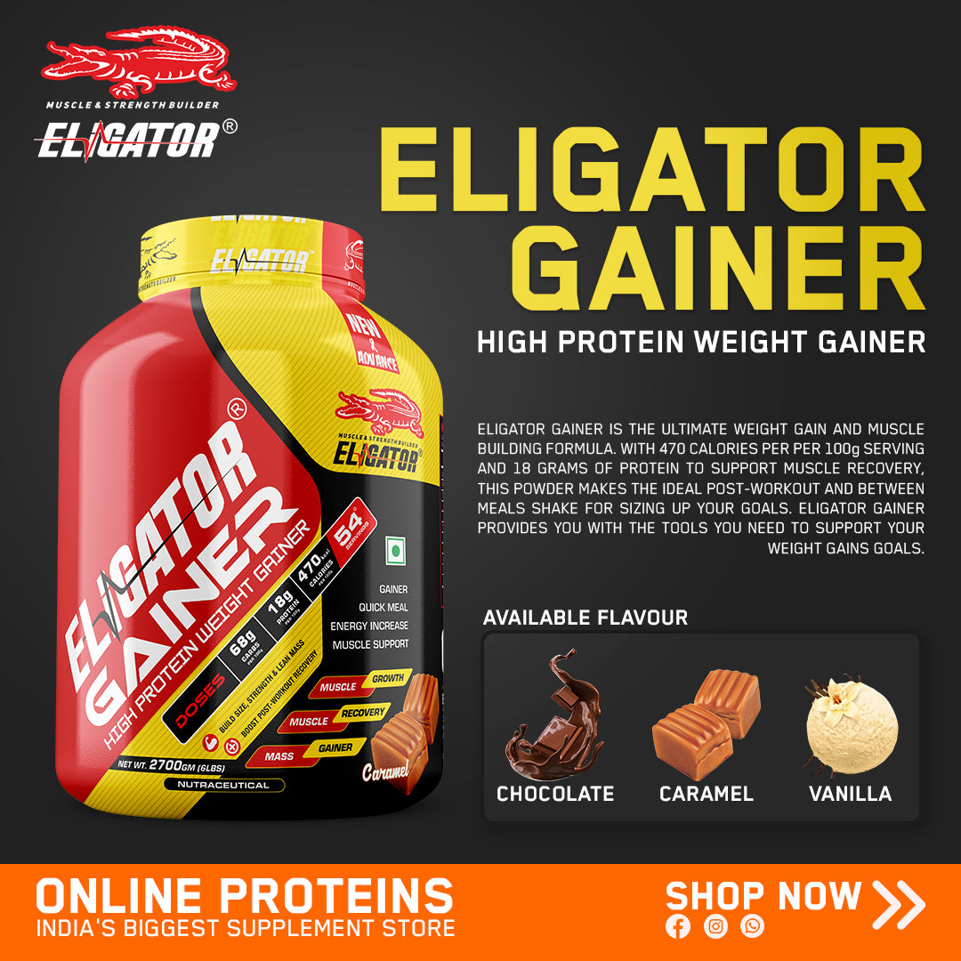 Eligator High Protein Weight Gainer 2.7Kg (6lbs)