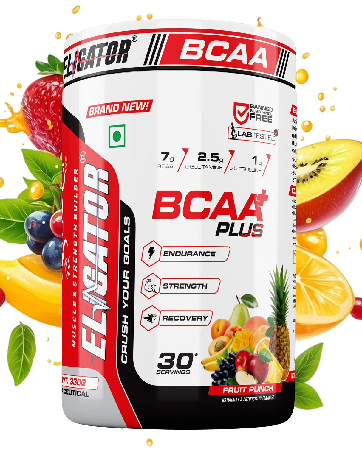 Eligator BCAA Plus 330gm 30 Servings