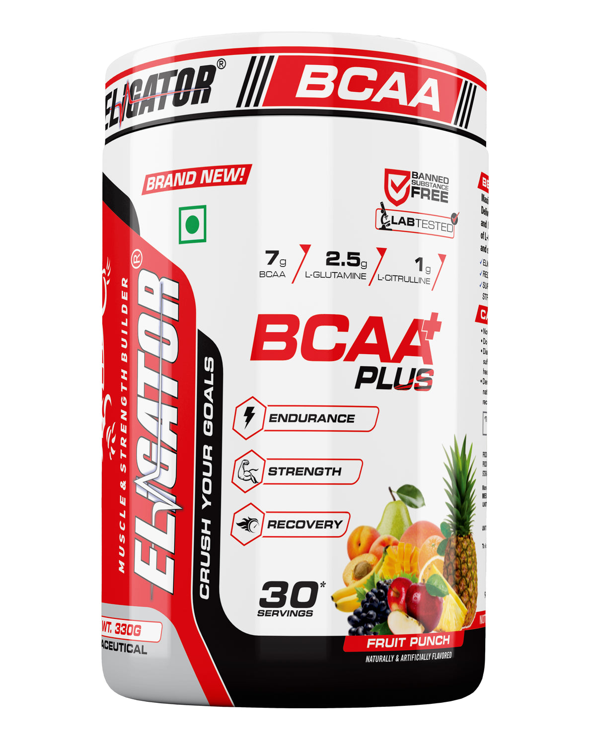 Eligator BCAA Plus 330gm 30 Servings