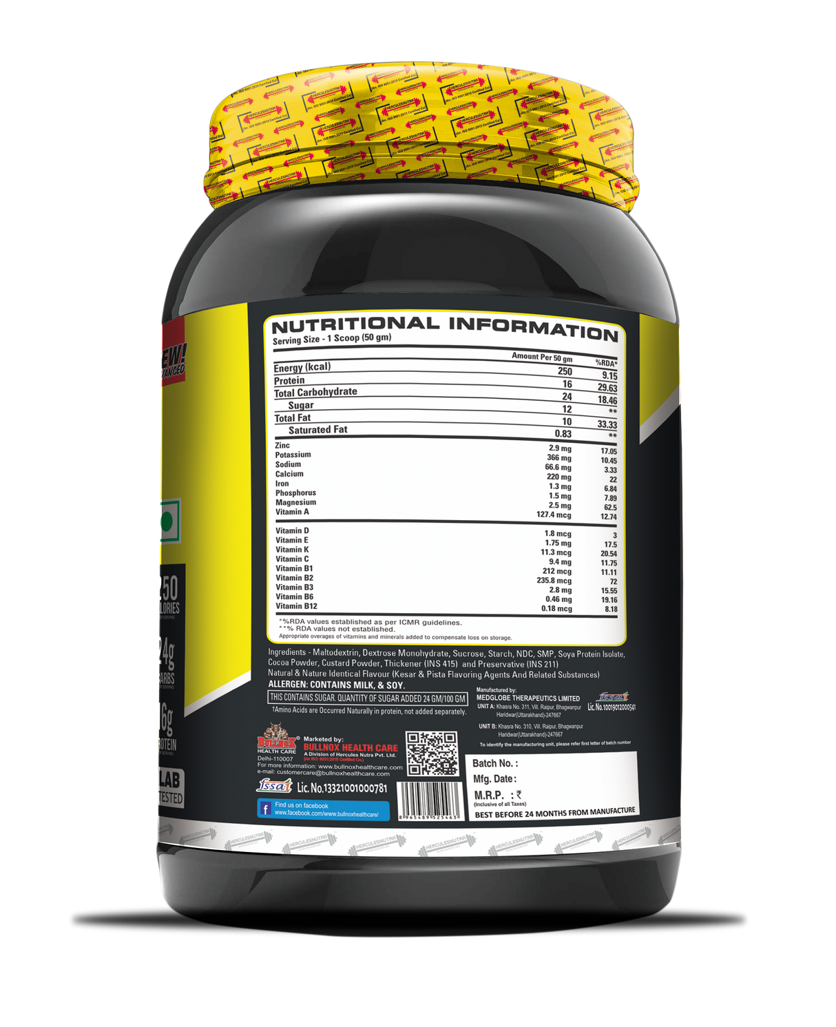 Bullnox Gainer Fast Weight Gainer