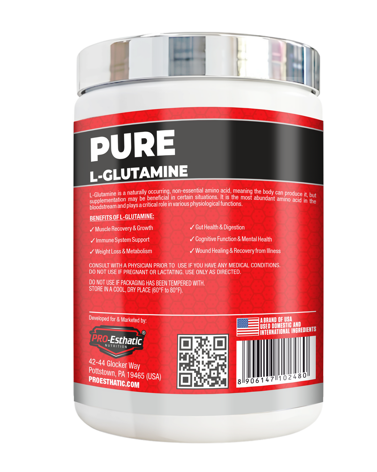 Pro Esthatic Glutamine 300g (60 Servings)