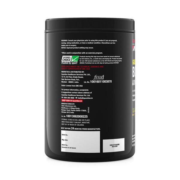 GNC AMP Gold Series BCAA Advanced | 400 gm | 30 Servings | kiwi Strawberry