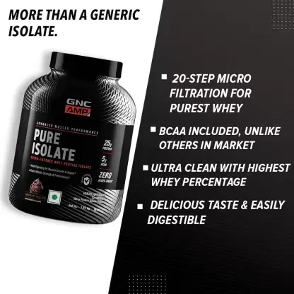 GNC AMP Pure Isolate (Low/Zero Carb) - 1.81 kg