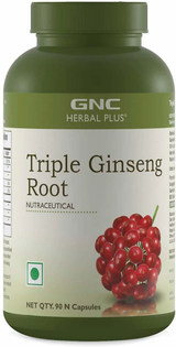 GNC Herbal Plus Triple Ginseng Root | 60 Capsules