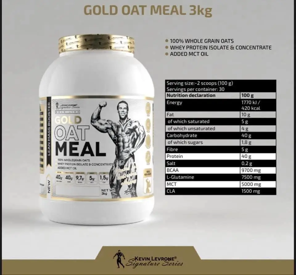 Gold Oat Meal by KEVIN LEVERONE