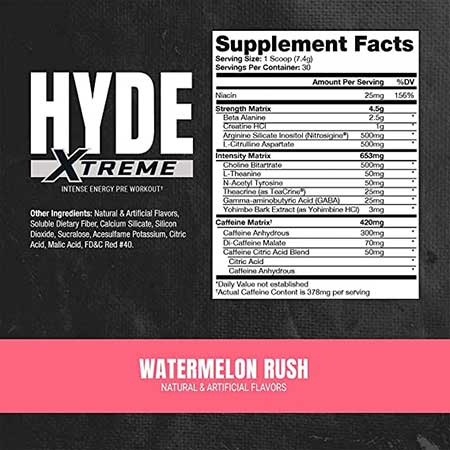 ProSupps Hyde Xtreme Pre Workout