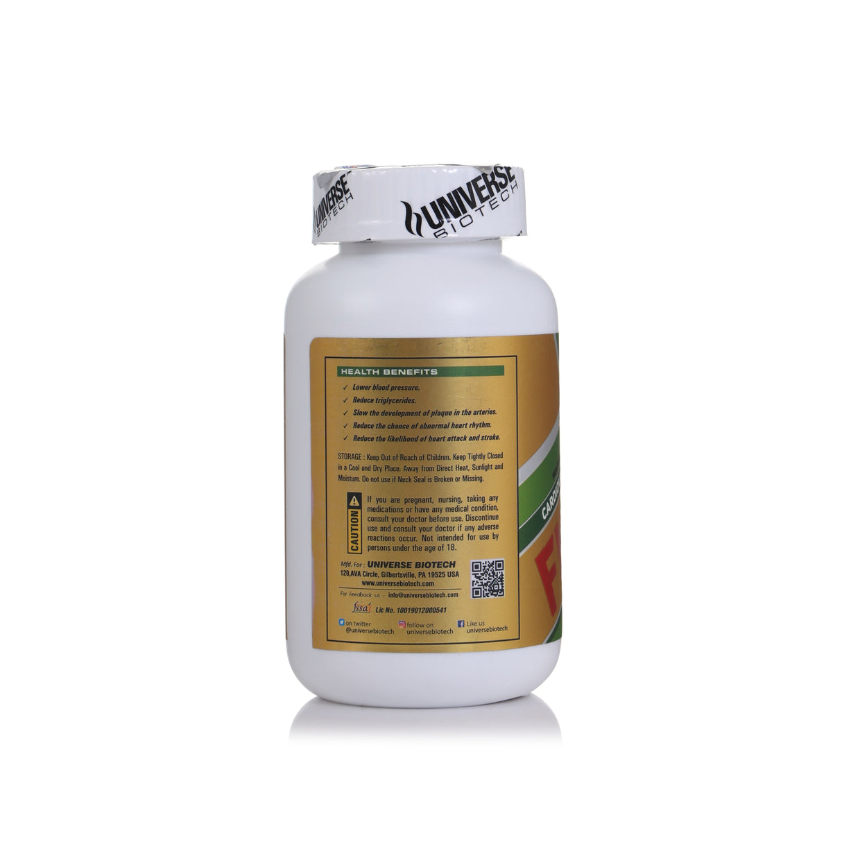 Universe Biotech Omega-3, 90 Softgels