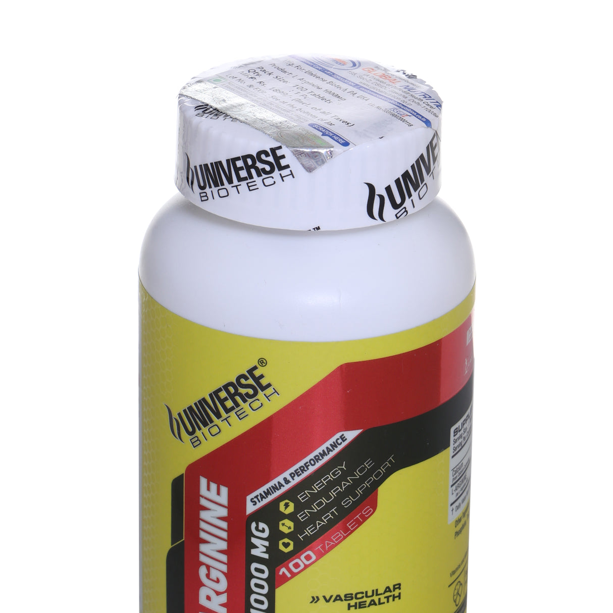Universe Biotech L-Arginine (1000mg), 100 Tablets
