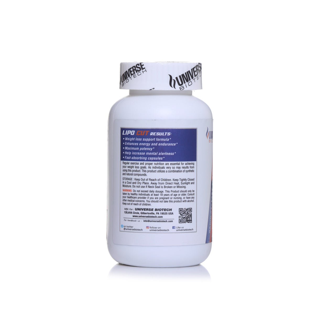 Universe Biotech Lipo Cut Fat Burner