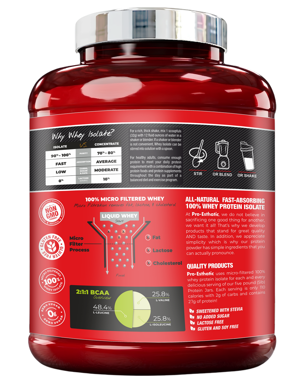 Pro-Esthatic Iso Esthatic 5lbs 70 Servings