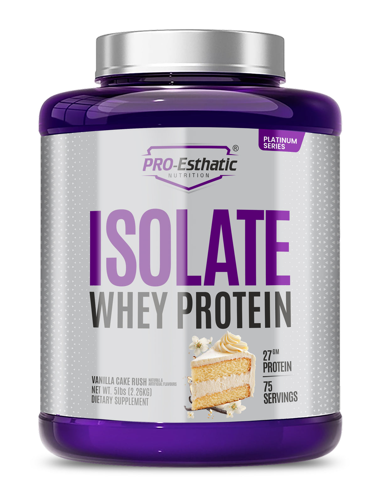 Pro-Esthatic Isolate Whey Protein – 27g Protein  | Platinum Series