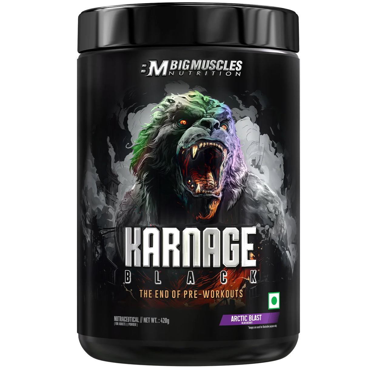 Big Muscles Karnage Black Pre-workout 30 servings