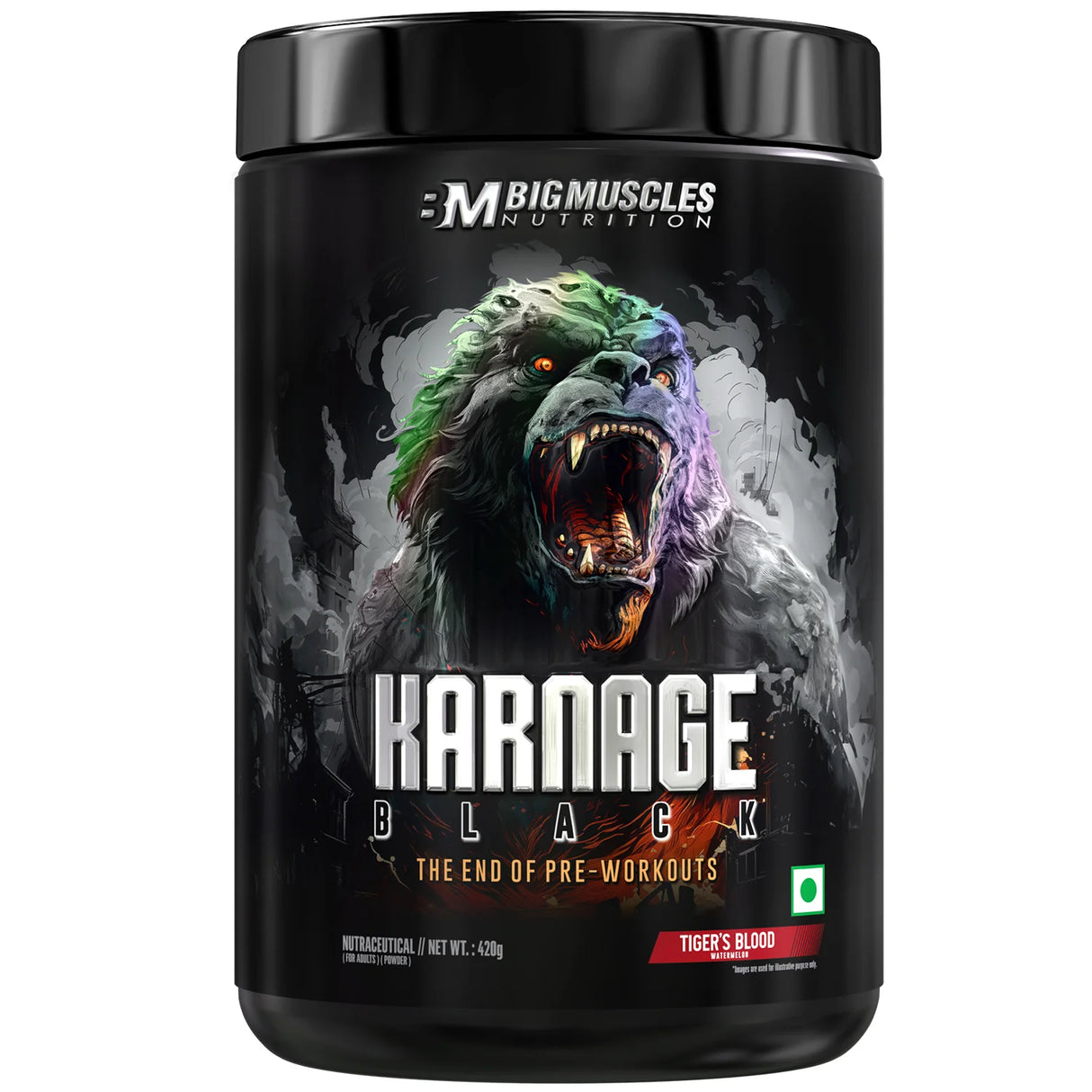 Big Muscles Karnage Black Pre-workout 30 servings
