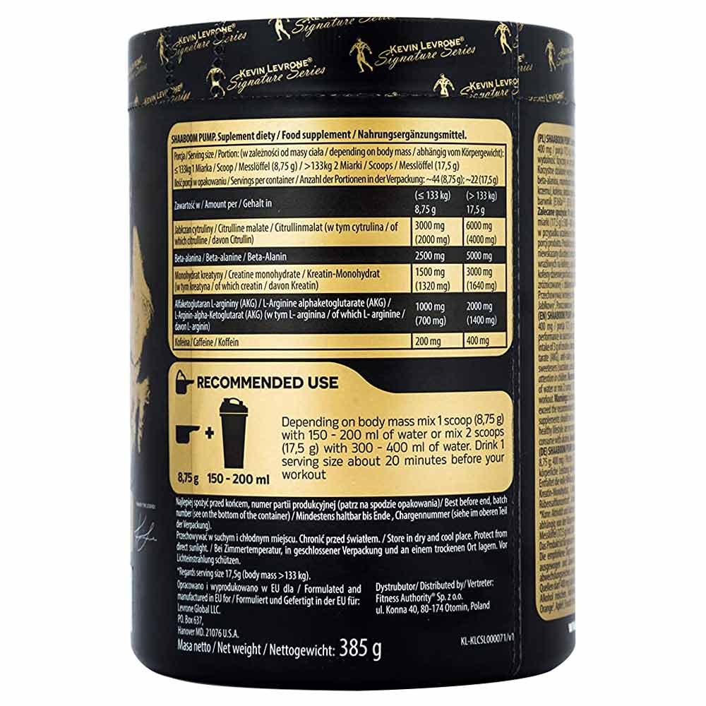 Kevin Levrone Shaaboom Pump, 380 g (0.84 lb), Apple