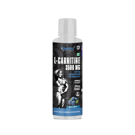 Universe Biotech L-Carnitine 3500 mg with Chromium Picolinate 450 ml