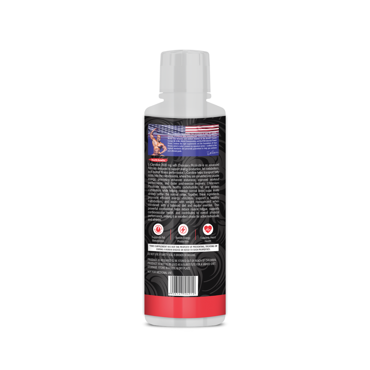 Universe Biotech L-Carnitine 3500 mg with Chromium Picolinate 450 ml