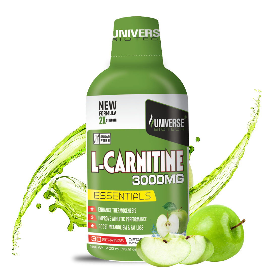 Universe Biotech L-Carnitine Liquid(3000 Mg), 30 Servings