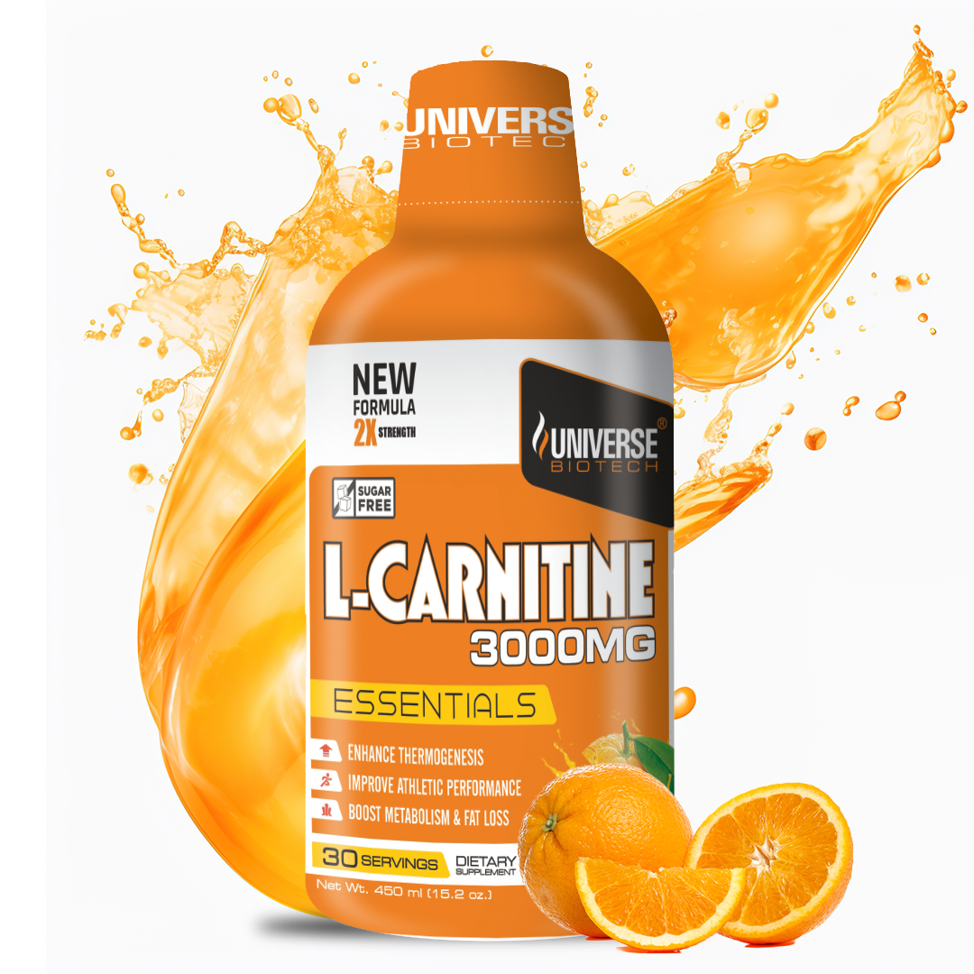 Universe Biotech L-Carnitine Liquid(3000 Mg), 30 Servings