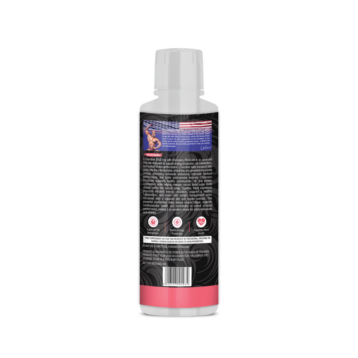 Universe Biotech L-Carnitine 3500 mg with Chromium Picolinate 450 ml