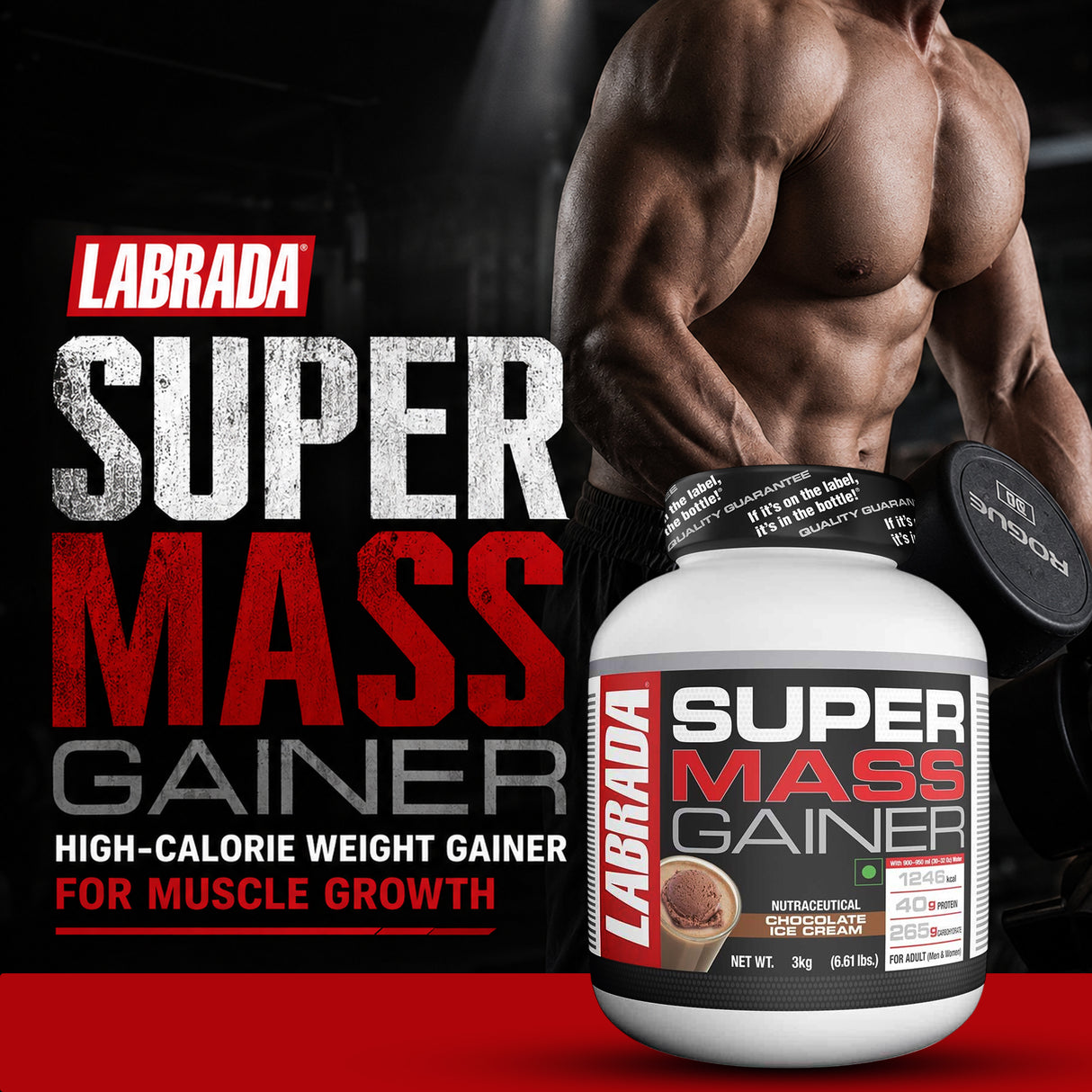 Labrada Super Mass Gainer | High-Calorie Weight Gainer for Muscle Growth