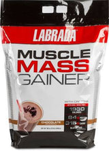 Labrada Nutrition Muscle Mass Gainer, Chocolate, 12 Pound