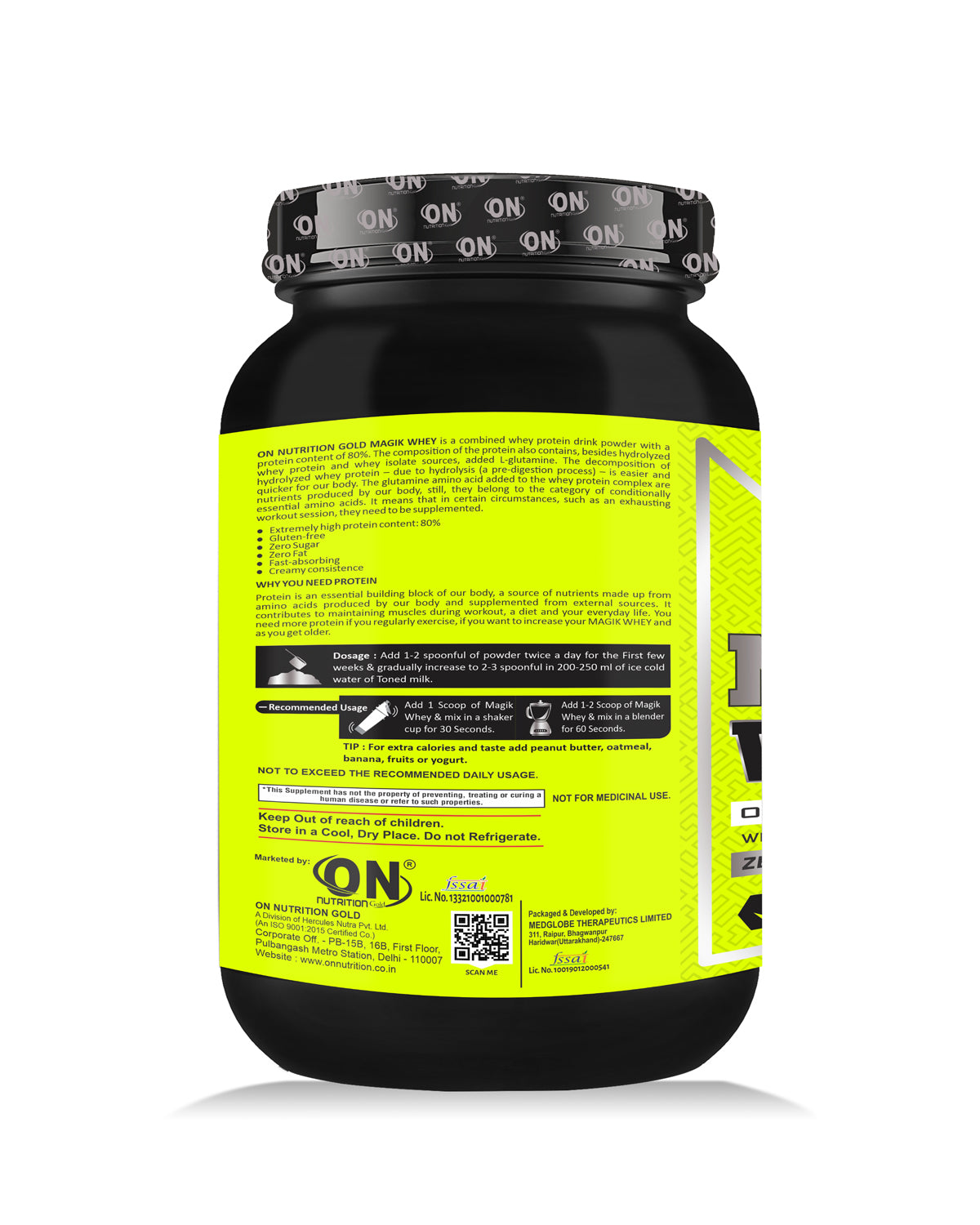 On Nutrition Gold Magik Whey