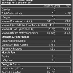 MP Assault Strong Pre Workout 30 Servings Fruit Punch flavour