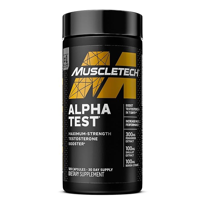 MuscleTech, Alpha Test, 120 Capsules