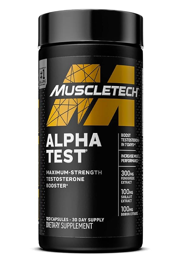 MuscleTech, Alpha Test, 120 Capsules