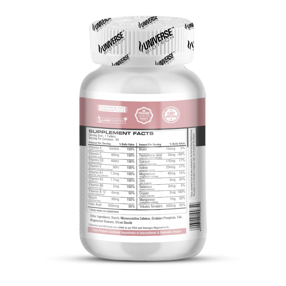 Universe Biotech Multitest, 60 Tablets