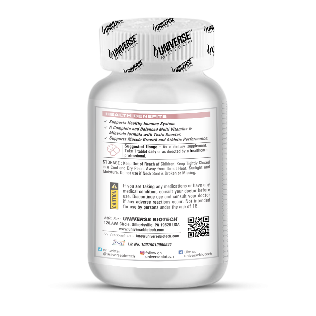 Universe Biotech Multitest, 60 Tablets