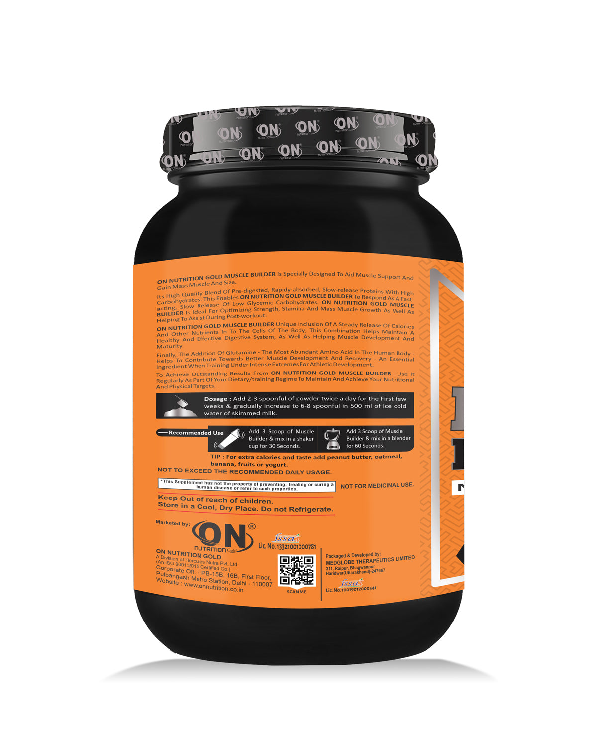 On Nutrition Gold Muscle Builder Nitro Blend Protein