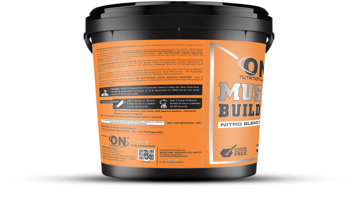 On Nutrition Gold Muscle Builder Nitro Blend Protein