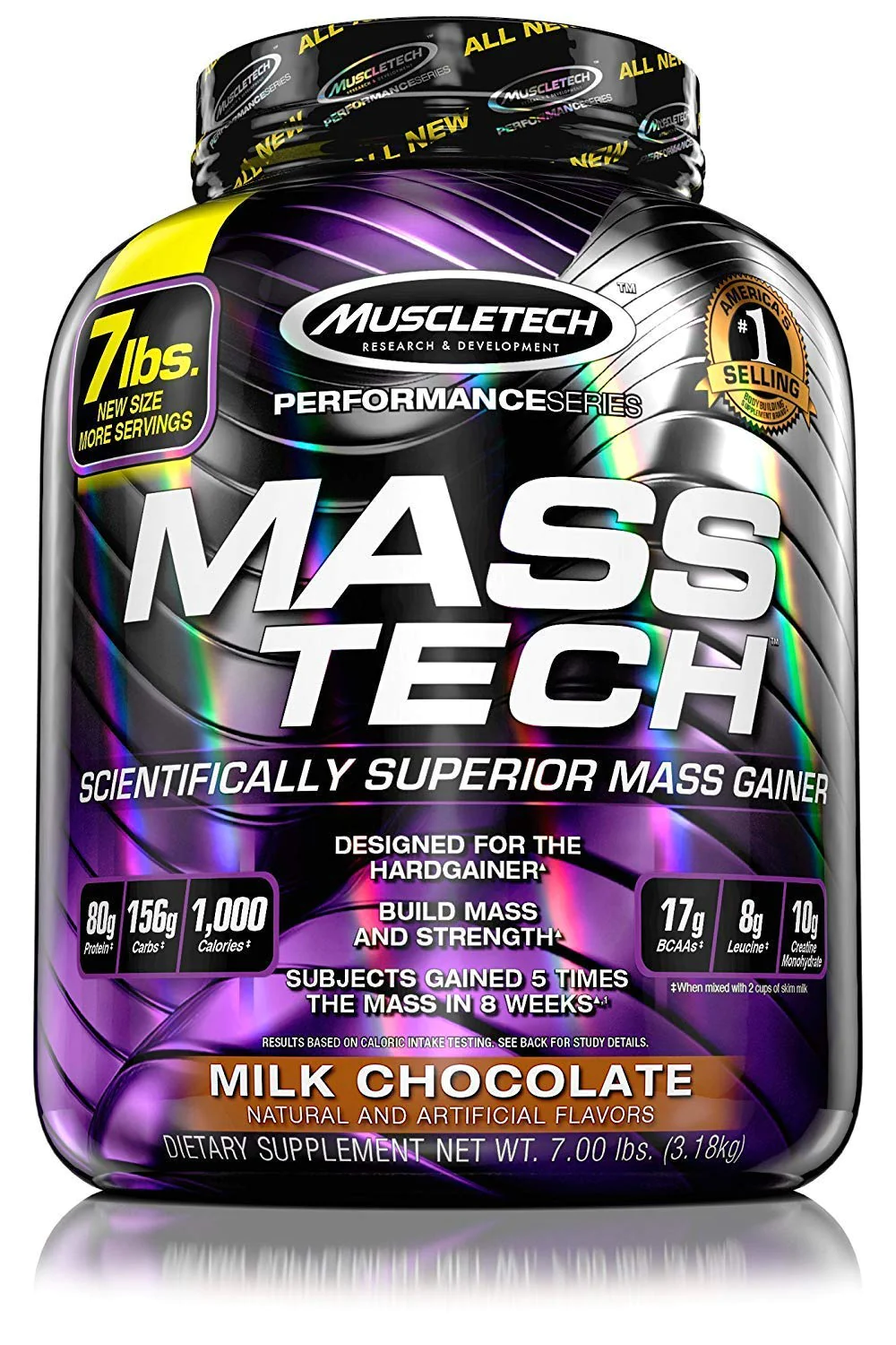 Performance Series Mass Tech Protein Scientifically Superior Mass Gainer - Milk Chocolate - 3.18 Kg