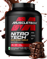 MuscleTech Nitrotech 100% Whey Gold  Double Rich Chocolate (1.81 kg)