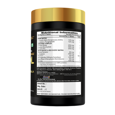 Premium Series Mass Drol Gains - 60 Tablets (30 Servings)