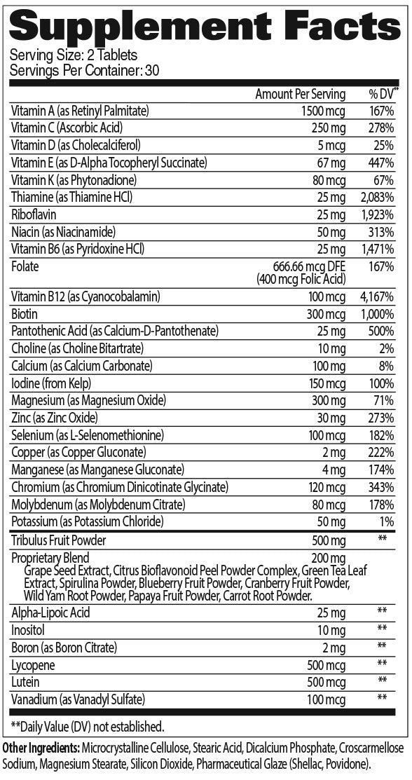 GAT MENS MULTI+TEST VITAMIN