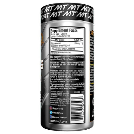 MuscleTech Essential Series 100%, Tribulus, 100 Count