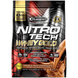 Muscletech Nitrotech Whey Gold, 100% Pure Whey Protein, Whey Isolate And Whey Peptides, Double Rich Chocolate, 8 Lbs Pack