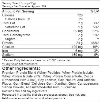 Muscletech Nitrotech Whey Gold, 100% Pure Whey Protein, Whey Isolate And Whey Peptides, Double Rich Chocolate, 8 Lbs Pack