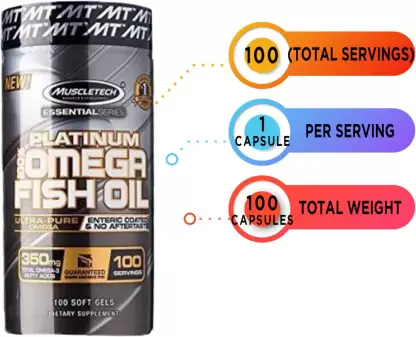 MUSCLETECH™ PLATINUM 100% OMEGA FISH OIL