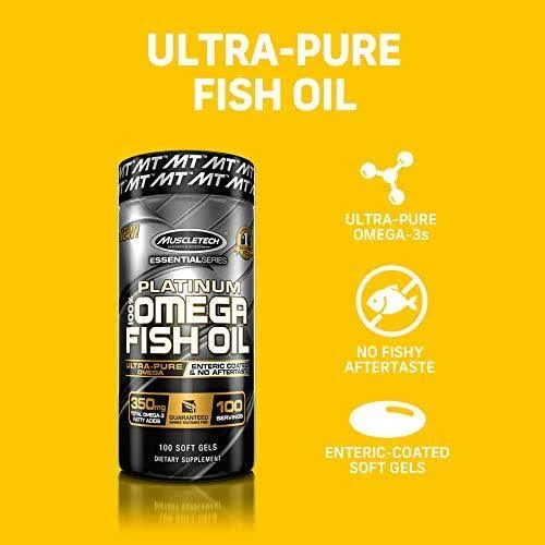 MUSCLETECH™ PLATINUM 100% OMEGA FISH OIL