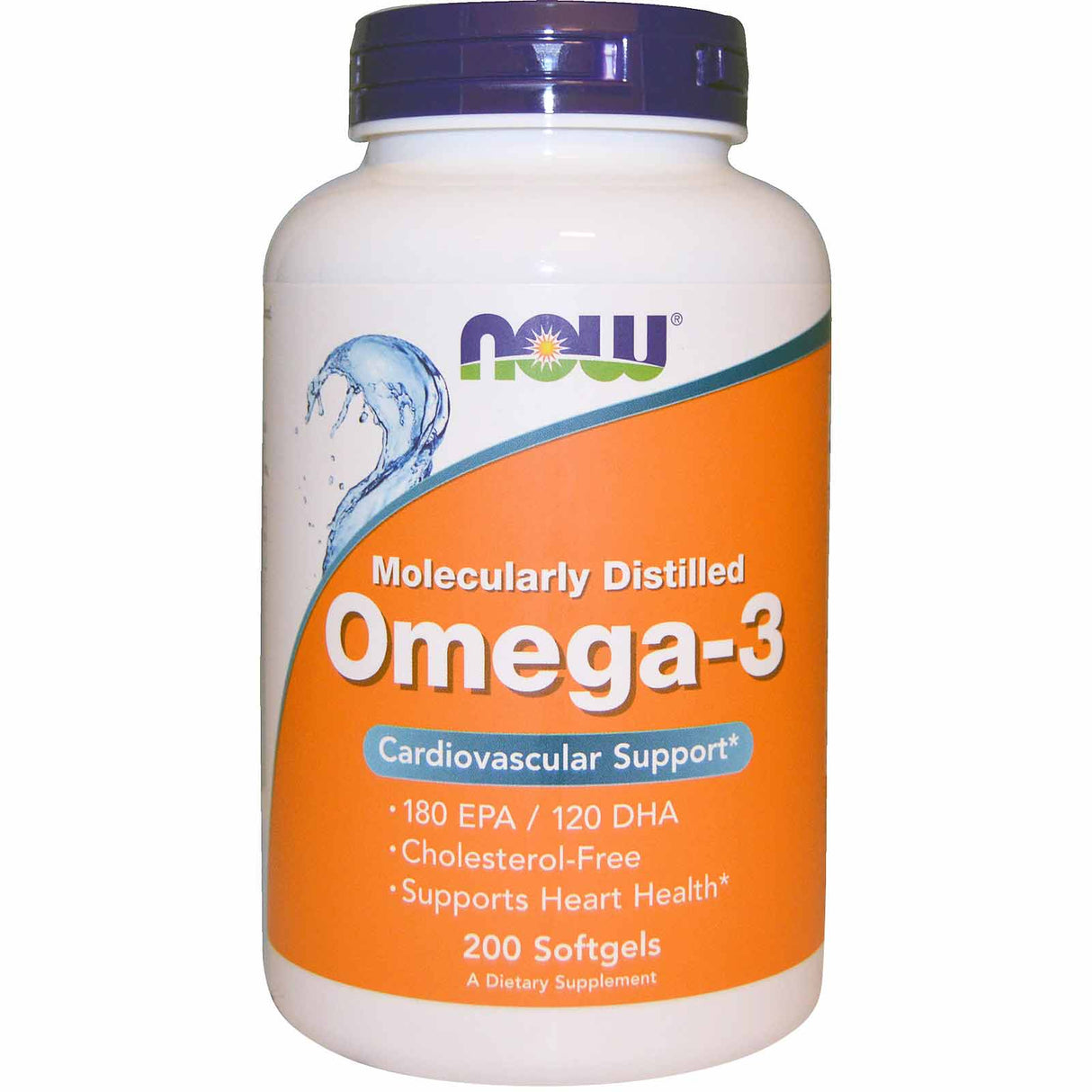 Now Foods OMEGA-3 1000mg 200 Soft Gels