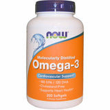 Now Foods OMEGA-3 1000mg 200 Soft Gels