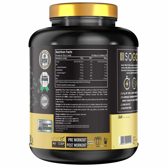 One Science Nutrition Iso Gold Whey Protein 5 Lbs