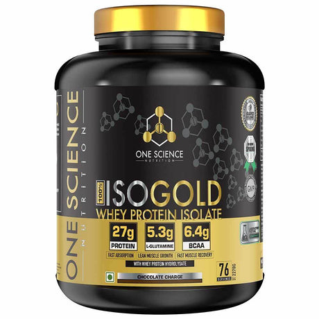 ONE Science Nutrition ISO Gold Whey Protein 2.27 Kg Chocolate Charge