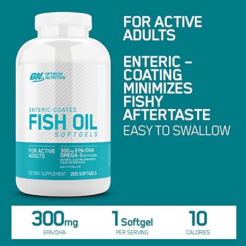 Optimum Nutrition, Enteric-Coated Fish Oil, 100 Softgels