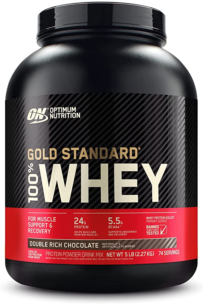 Optimum Nutrition (ON) Gold Standard 100% Protein Powder (2.27 kg, Double Rich Chocolate)