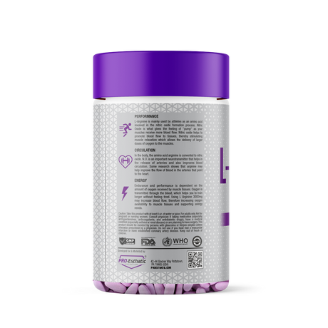 Pro-Esthatic L-Arginine 3000 Mg Essentials 120 Tablet