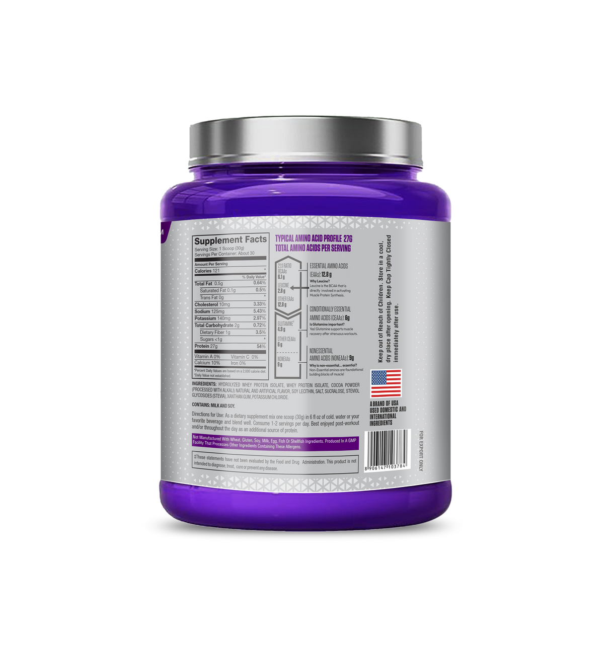 Pro-Esthatic Isolate Whey Protein 2lb (900g) | Platinum Series